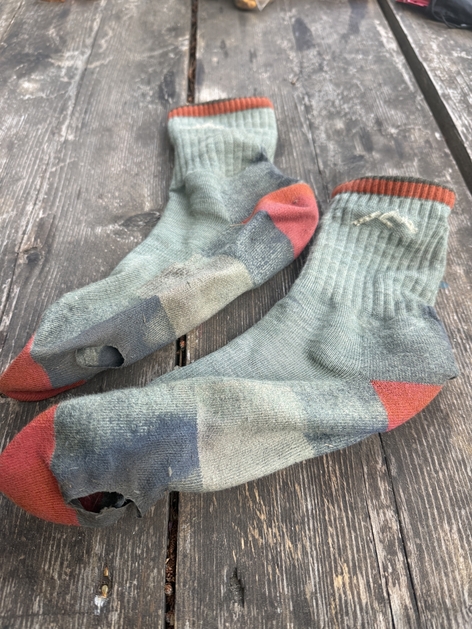socks with holes